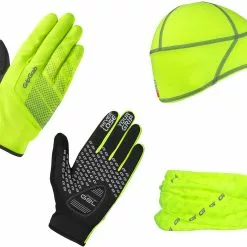 GripGrab Hi-Vis Cycling Essentials Winter-Bundle