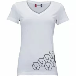 LEVELNINE Women White T-Shirt